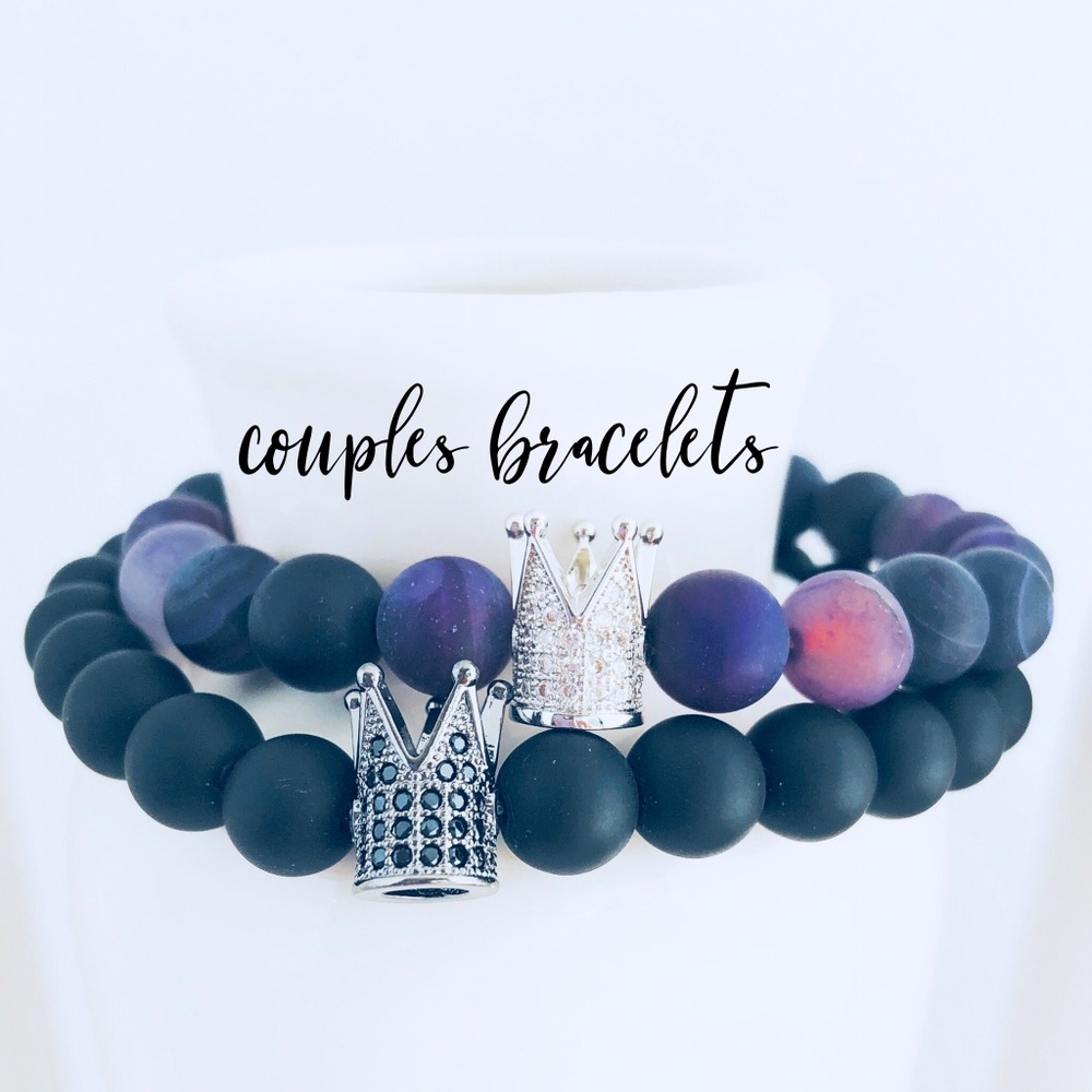 COUPLES | King & Queen Beaded Bracelets